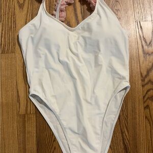 SHEIN white one piece  Swimsuit